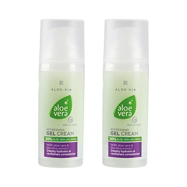 LR Aloe vera Lot de 2 gels rafraîchissants