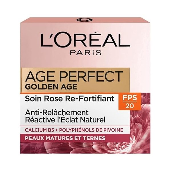 DERMO EXPERTISE - Age Perfect Soin Visage Golden Âge Jour 50Ml - Lot De 2 - Offre Special