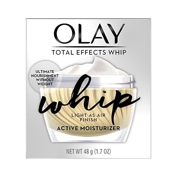 Olay Total Effects Whip Active Moisturizer 1.7 Ounce 50ml 2 Pack 