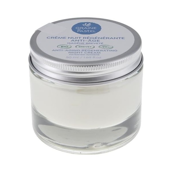 Graine de pastel Crème Nuit Régénérante Anti-Âge Bio 50 ml