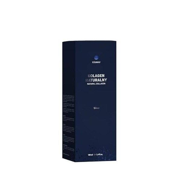 COLWAY Sérum naturel au collagène argenté au collagène naturel et élastine, soin hydratant pour la peau, 100 ml