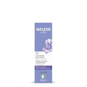 WELEDA – Crème Hydratante Visage Éclat Naturel, Soin Doux à l’Iris Bio Tube 30 ml - Le Lot De 2