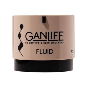 GANLIFE Fluid Crema Viso Giorno Idratante con Antiossidanti, Per Pelle Normale e Mista, Crema Protettiva con SPF20, Con Acido