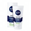 NIVEA Men, Lot de 6 tubes de crème de soin du visage pour homme - 6 tubes de 75 ml - Sensitive - 0% dalcool