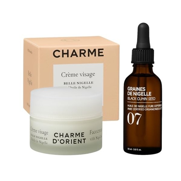 Duo Belle Nigelle – Crème Visage & Huile Pure de Nigelle