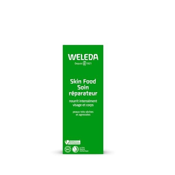 WELEDA – Soin Réparateur Intense pour Peau Très Sèche, Nutrition Bio et Confort Apaisant 75mL - Le Lot De 2