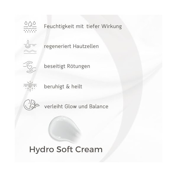 MAGE Hydro Soft Cream, SOS Crème visage pour les jeunes peaux impures, élimination des rougeurs, crème hydratante pour le vis