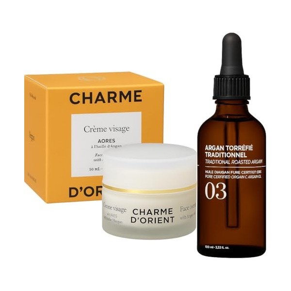Duo Huile dArgan – Crème Visage & Huile Pure dArgan