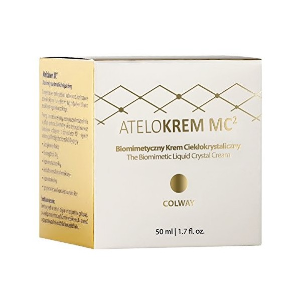 Colway ATELOCREAM MC2 Collagene Biomimétique innovant Creme de cristal liquide Traitement Anti-age de luxe 50 ml