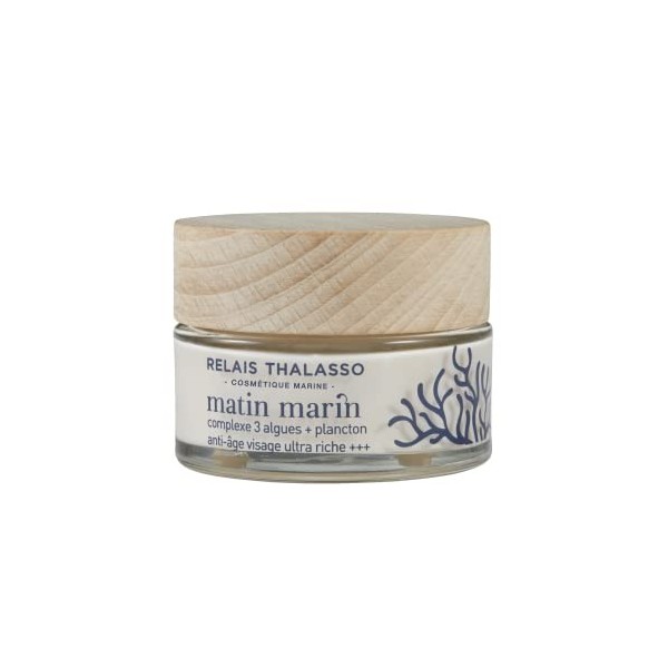 Relais Thalasso Cosmétique® Crème visage Matin Marin - Anti-âge - Hydratant - 50ml Naturalité : 88.19%