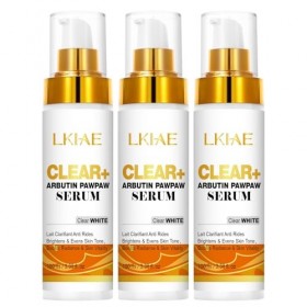 LKIAE Clear Arbutin Pawpaw Serum, Moisturizing, Brighten, Fade Dark Spot Essence, Even Skin Tone, For Face and Body, 100ml P ...