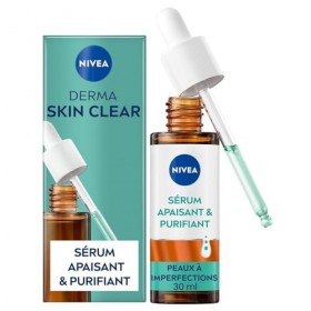 NIVEA – Soin Visage Hydratant Anti-Imperfections à l’Acide Hyaluronique et Vitamines 30mL - lot de 2 - Vendu par Lot