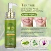 AILKE Lot de 3 sérums blanchissants à lhuile darbre à thé, nettoie la peau en profondeur, réduit lacné, les boutons, les t Cr...