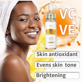 AILKE Lot de 3 sérums concentrés super éclaircissants à la vitamine C et E, blanchissant, hydratant, nettoie la peau, réduit ...
