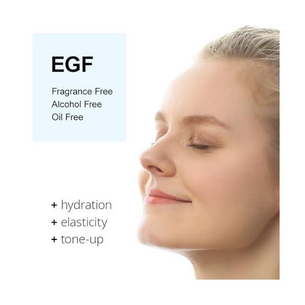 EGF Sérum Facteur de croissance épidermique 50 ml Ingrédients cosmétiques pour le visage, sérum pour la peau, facteur de croi