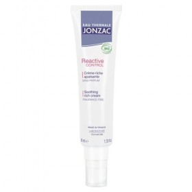 EAU THERMALE JONZAC – Soin Visage Apaisant pour Peaux Sensibles, Texture Riche & Bio Tube 40 ml - Le Lot De 2