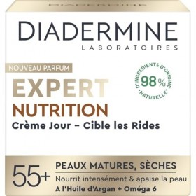 DIADMIN – Crème Jour Anti-Âge Nourrissante, Hydratation Intense et Peau Sublimée 50 ml - Le lot de 2