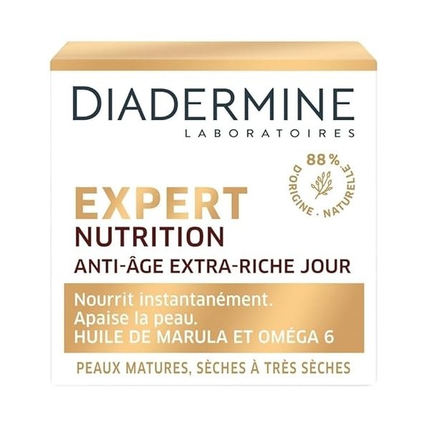 E3D Nutrition - Soin Visage Anti Âge Jour 50Ml - Traitement intensif pour une peau jeune et radieuse - Lot De 2