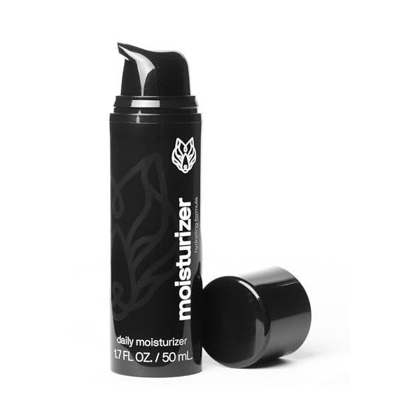 Black Wolf Nation Gel hydratant sans huile – Acide hyaluronique et aloe vera améliorent la capacité naturelle de votre peau à