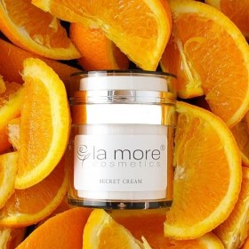 La More Secret Creme - Crème reconstructrice pour le visage avec cellules souches dorange, huile dargousier et extrait dal
