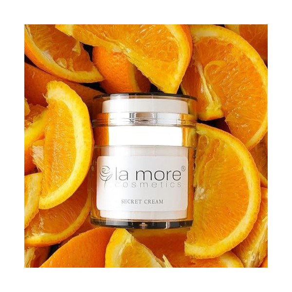 La More Secret Creme - Crème reconstructrice pour le visage avec cellules souches dorange, huile dargousier et extrait dal