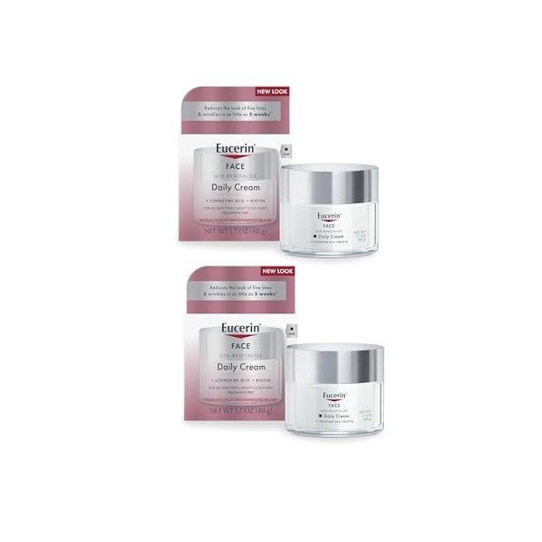 Eucerin Sensitive Facial Skin Q10 Anti-Wrinkle Sensitive Skin Creme, 1.7 Ounce Jar by Eucerin