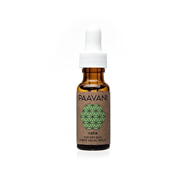 PAAVANI Ayurveda Vata Sérum pour peaux sèches, 150 ml