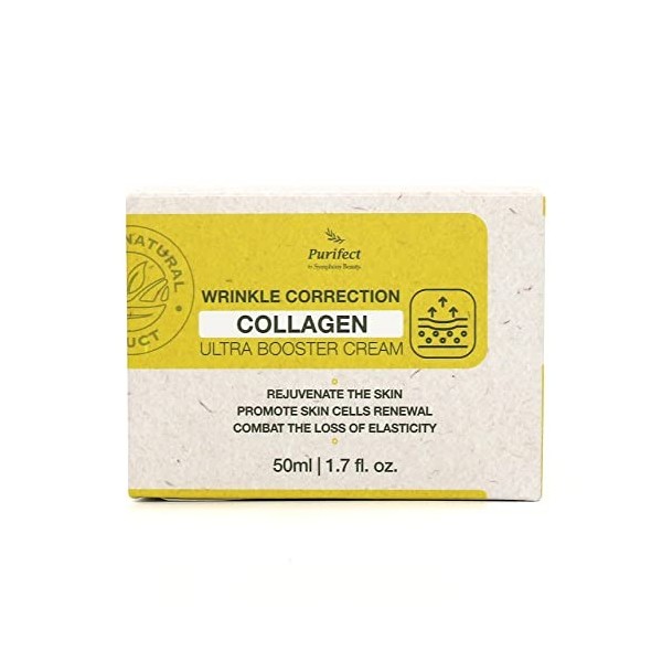Purifect Wrinkle Correction Collagen Ultra Booster Cream, Keeps Skin Rejuvenated and Ageless 50ml Crème Jour et Nuit