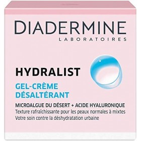 Hydralist - Gel Crème Visage Désaltérant, Hydratant et Rafraîchissant à lAcide Hyaluronique - 50 ml - Lot de 2