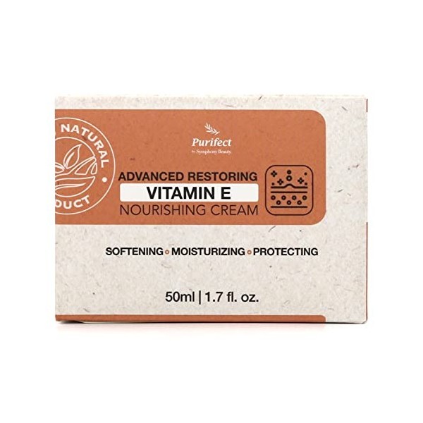 Purifect Advanced Restoring Vitamin E Nourishing Cream, Prevents Skin Dehydration 50ml
