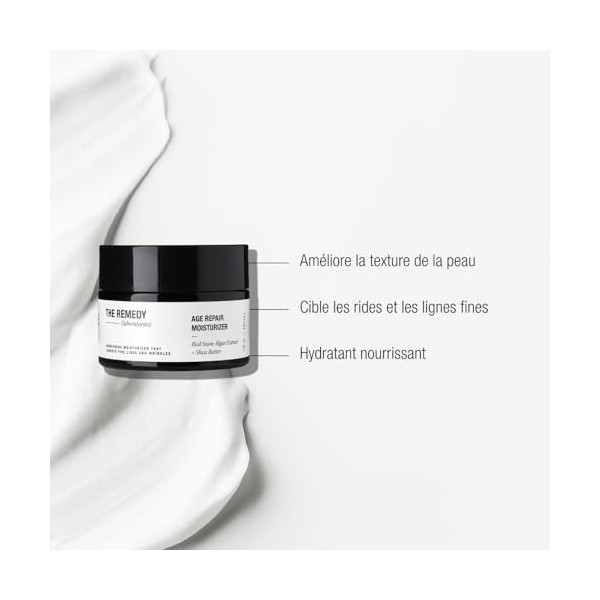 The Remedy Laboratories Age Repair Moisturizer – Crème anti-âge aux lipides biomimétiques pour soutenir l’élasticité et la fe