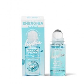 ENERGIQA – Sérum Roll-On Visage Hydratant, Concentré dAcide Hyaluronique Frais 30 mL - Le Lot De 2