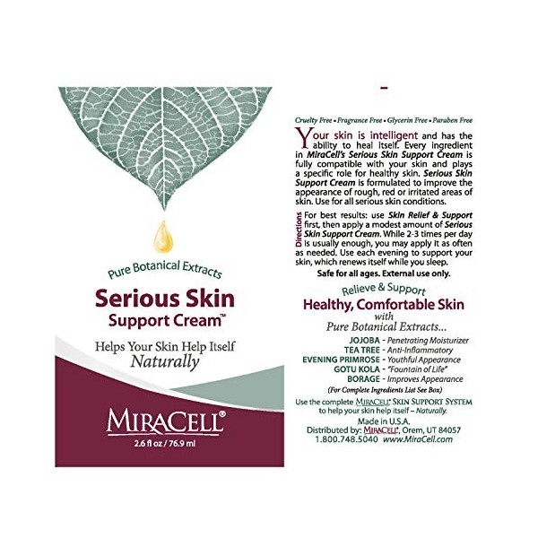 MiraCell Mira Cell Serious irrated Skin Relief Cream by Miracell English Manual 