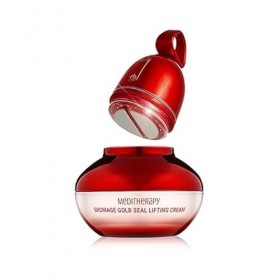 MEDITHERAPY Shumage Crème raffermissante avec tampon doré et appareil - Crème hydratante et raffermissante pour le visage pou