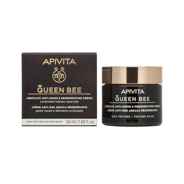 Apivita Crème anti-âge holistique à texture riche Queen Bee