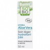 SOBIO - Crème Jour Aloé Véra Bio 50Ml, Soin Visage Naturel, Hydratation Intense et Protection Quotidienne - Lot De 3