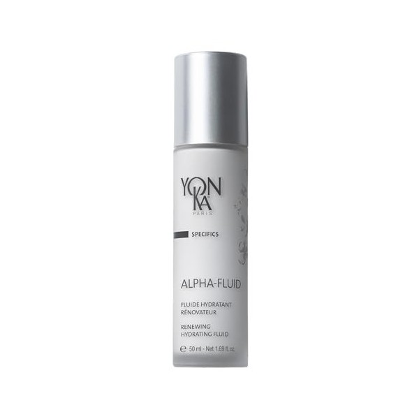 Yon-Ka Alpha-Fluid 50ml - Fluide Hydratant Rénovateur pour un Teint Lumineux en 28 jours - Résultats Dermatologiquement Prouv