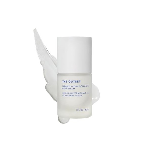 The Outset Firming Vegan Collagen Prep Serum - Gentle, Fragrance Free Multi-Benefit Serum - Hydrating, Brightening, Plumping 