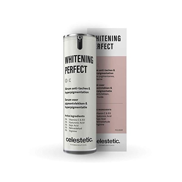 WhiteningPerfect - Sérum Anti Taches, Eclaircissant Antioxydant - 30 ml - Celestetic Cosmeceuticals - Belgium