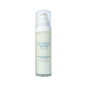 Eau dolomitique - Crème visage hydratante énergisante 50 ml à lacide hyaluronique et au coenzyme Q10