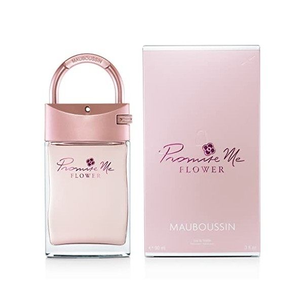 Mauboussin - Eau de Toilette Femme - Promise Me Flower - Senteur Florale Douce - 90ml