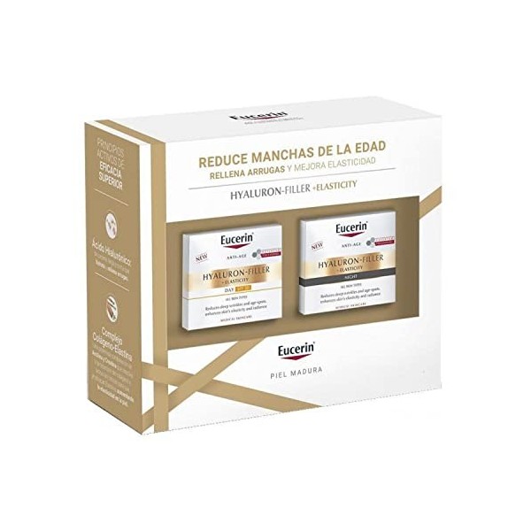 EUCERIN Hyaluron-Filler +Elasticity Chest : Crème de Jour SPF30 + Crème de Nuit