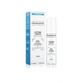 Crème Liftante avec 8% Peptides & Acide Hyaluronique en complexe - elementrē dermo cosmetics - 50ml Flacon Airless