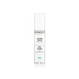 Crème Liftante avec 8% Peptides & Acide Hyaluronique en complexe - elementrē dermo cosmetics - 50ml Flacon Airless