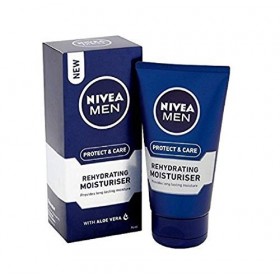 NIVEA MEN Rehydrating Face Moisturiser Protect & Care, 75 ml, Pack of 6