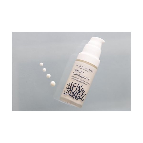 Relais Thalasso Cosmétique® Sérum Intemporel visage-Anti-âge-Régénère-Criste Marine+Spiruline+Grenade – 30ml Naturalité : 89%