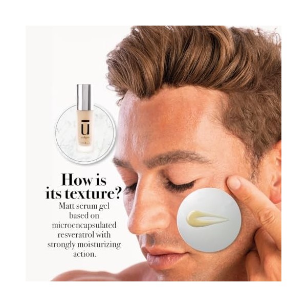 Eternal U Serum - sérum visage anti-âge - acide hyaluronique, resvératrol - peau mature - ingrédients naturels - 30ml