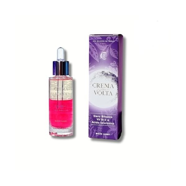 Sérum biphasique à la vitamine E, vitamine B12, complexe de 5 acides hyaluroniques, huile de tournesol - 30 ml -