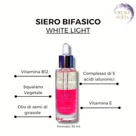 Sérum biphasique à la vitamine E, vitamine B12, complexe de 5 acides hyaluroniques, huile de tournesol - 30 ml -