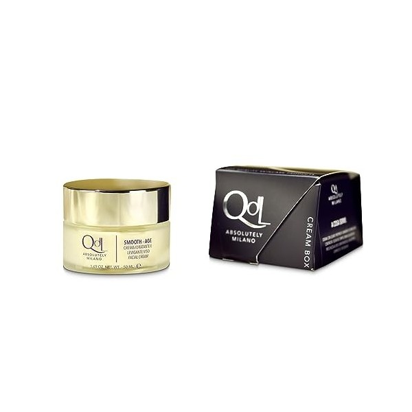 QDL Milano SMOOTH- AGE | CREMA IDRATANTE E LEVIGANTE VISO | 50 ML
